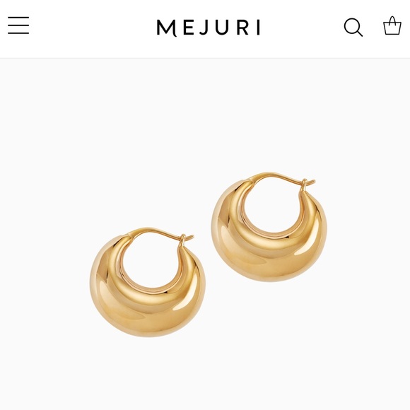 Mejuri Jewelry - MEJURI SCULPTURAL HOOPS